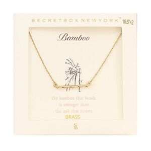 Bamboo Bar Necklace